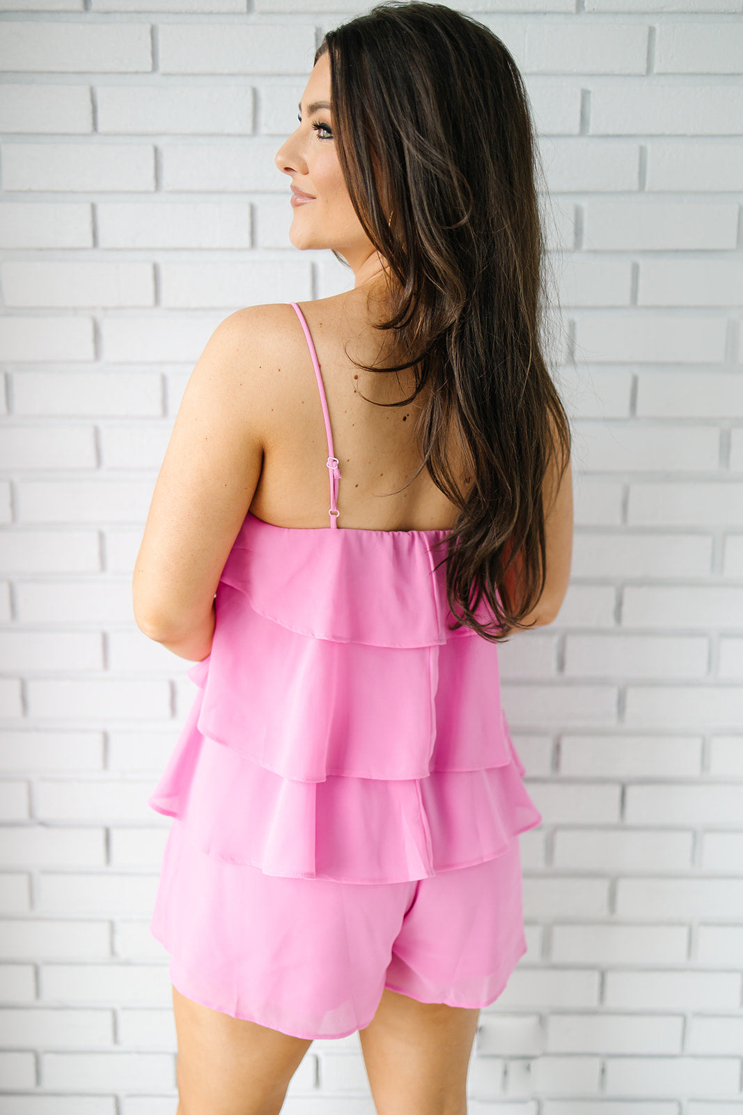 Flirty And Thriving Tiered Romper