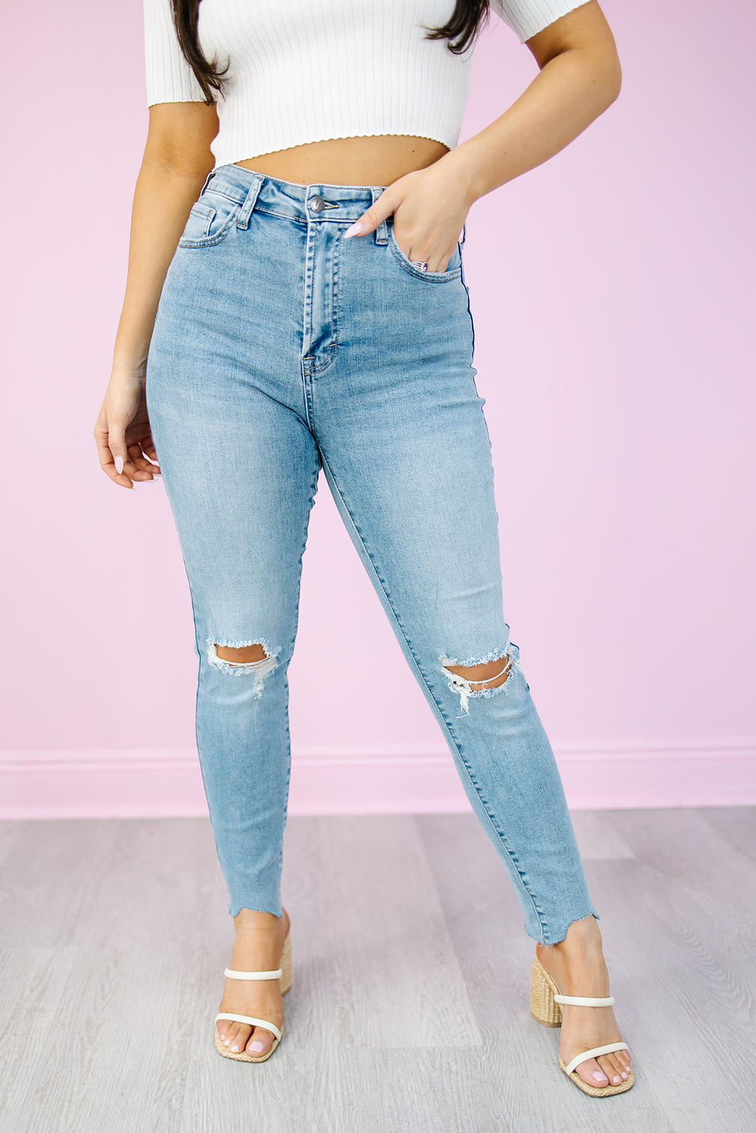 Carissa High Rise Skinny Jeans