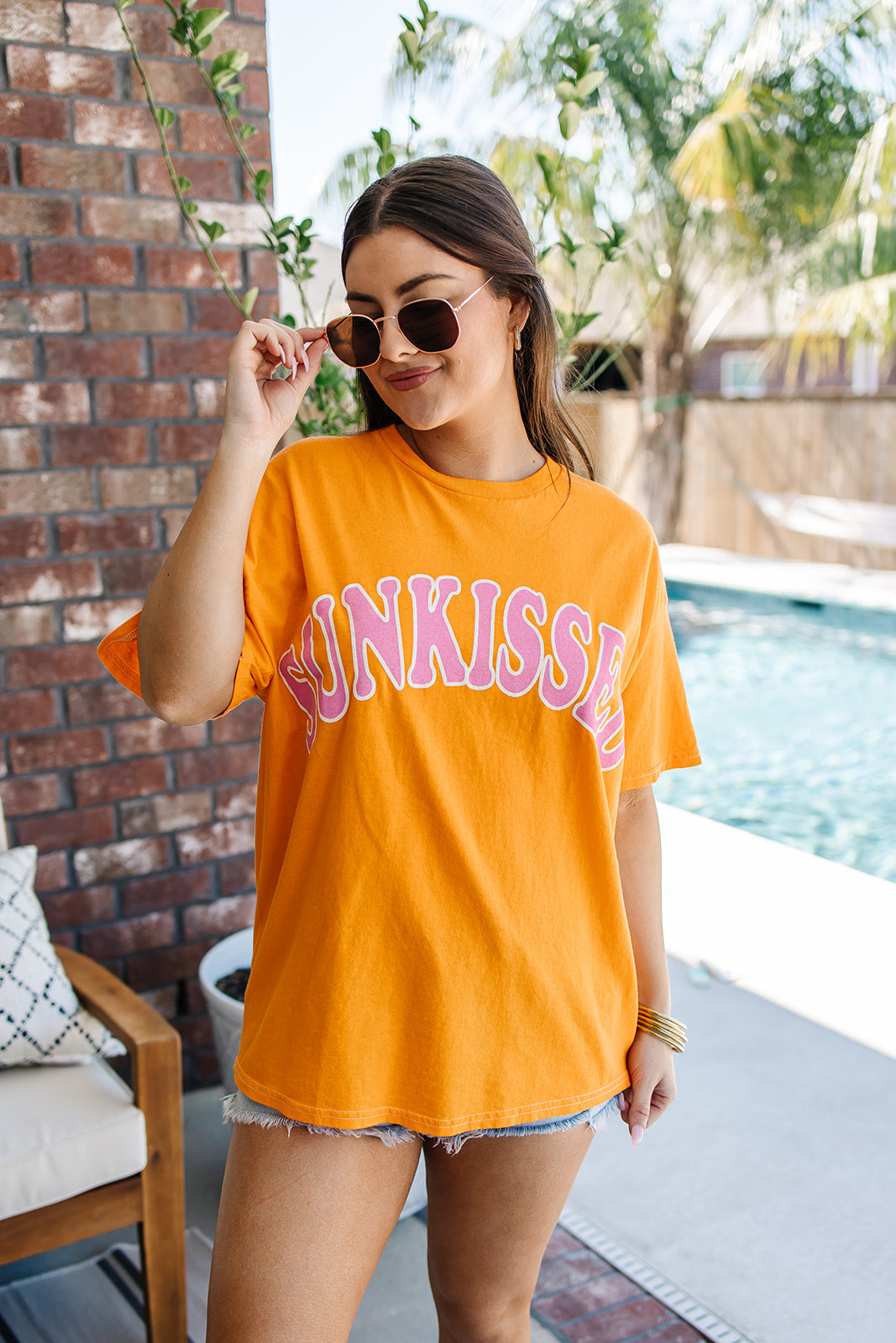 Groovy Sunkissed Graphic Top