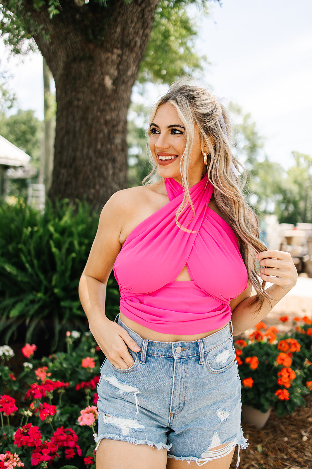 Blooming With Confidence Halter Top