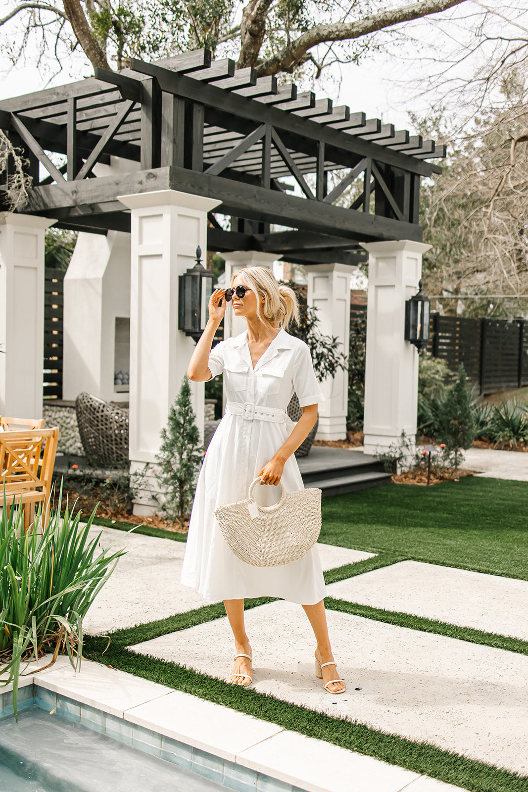 Serenity In Soho Midi Dress