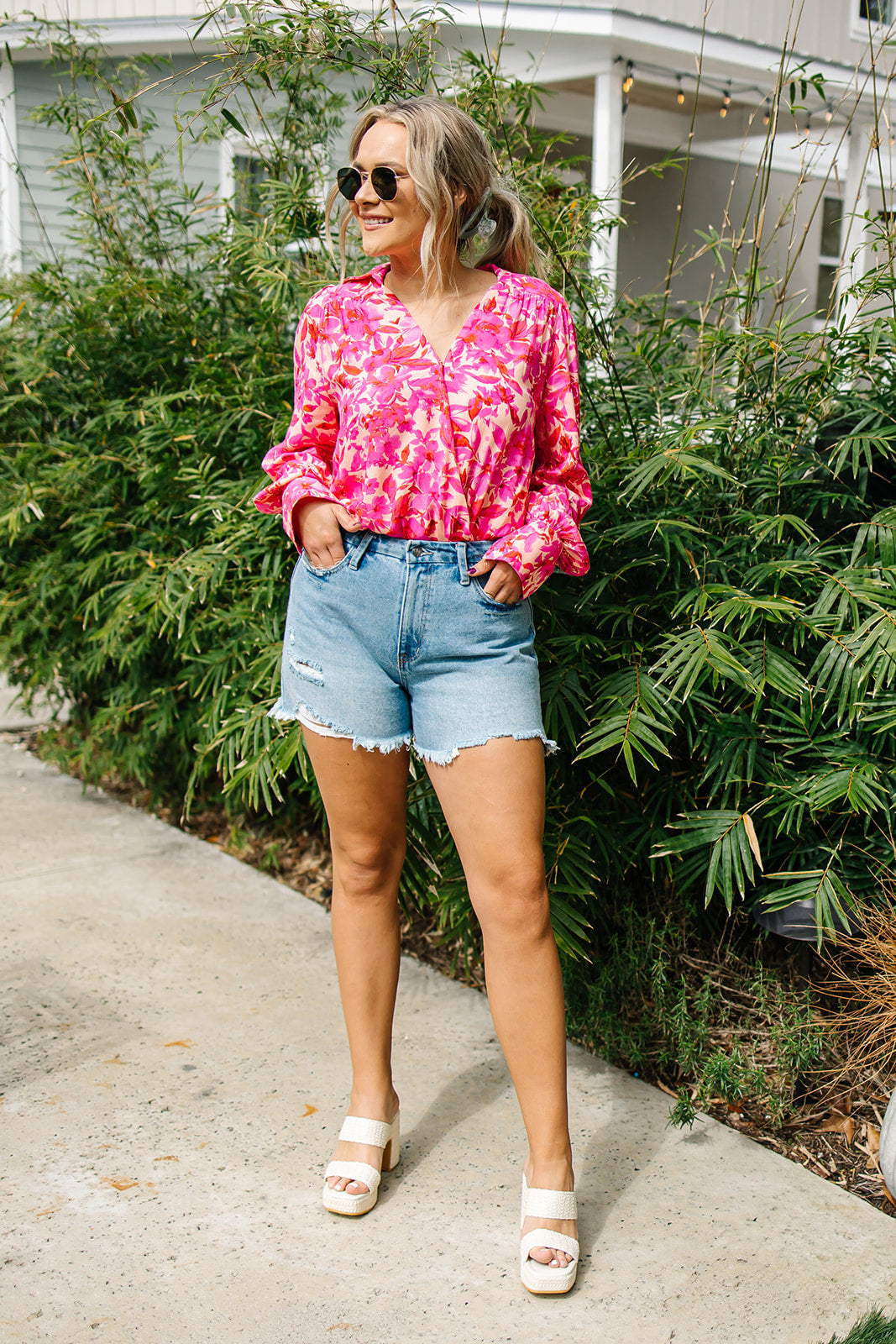 Hold That Thought Floral Bodysuit