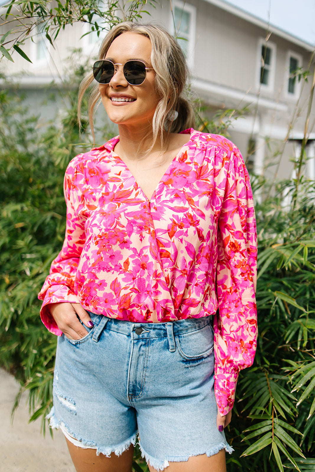 Hold That Thought Floral Bodysuit