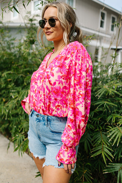 Hold That Thought Floral Bodysuit
