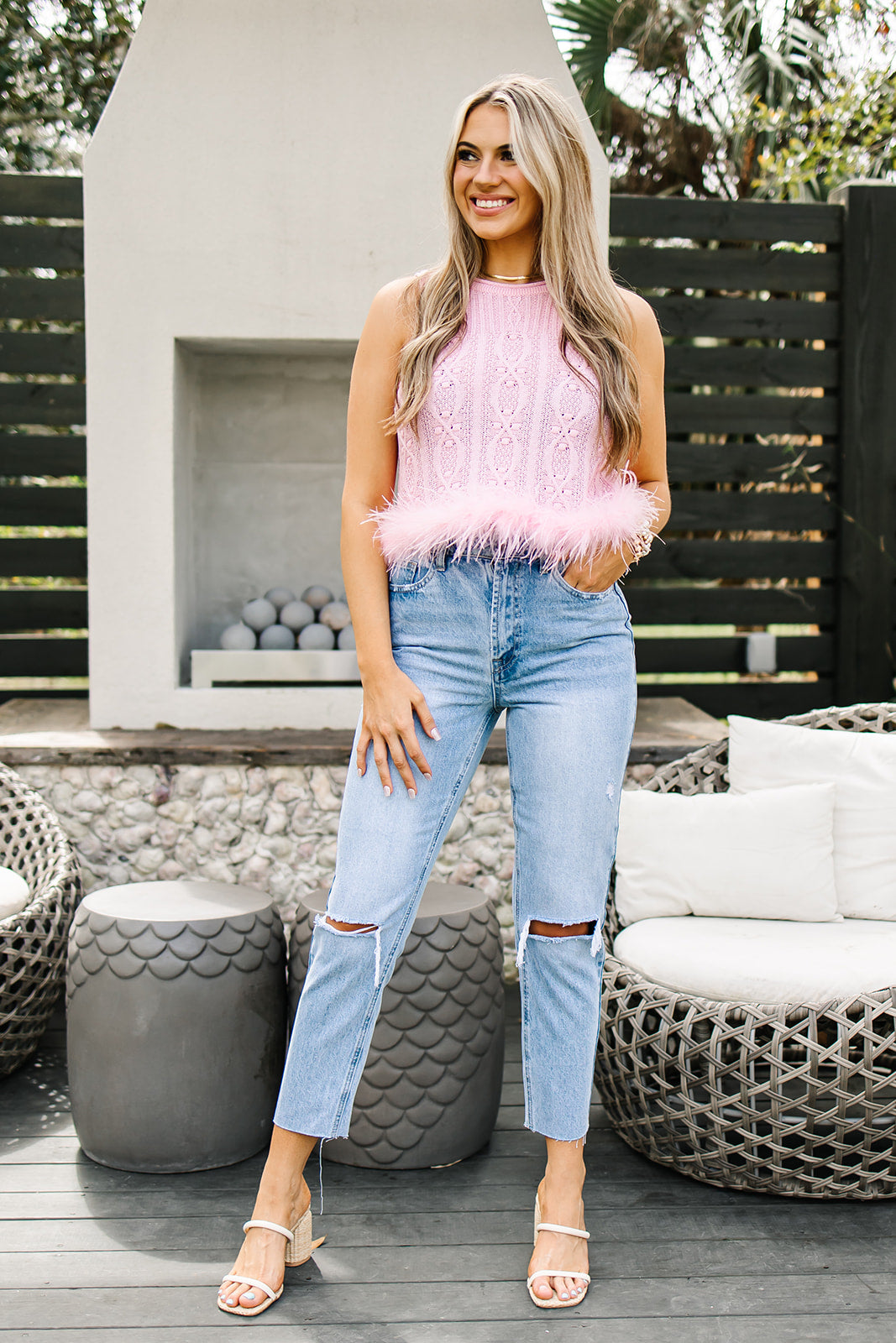 Radiant Vibes Sleeveless Sweater