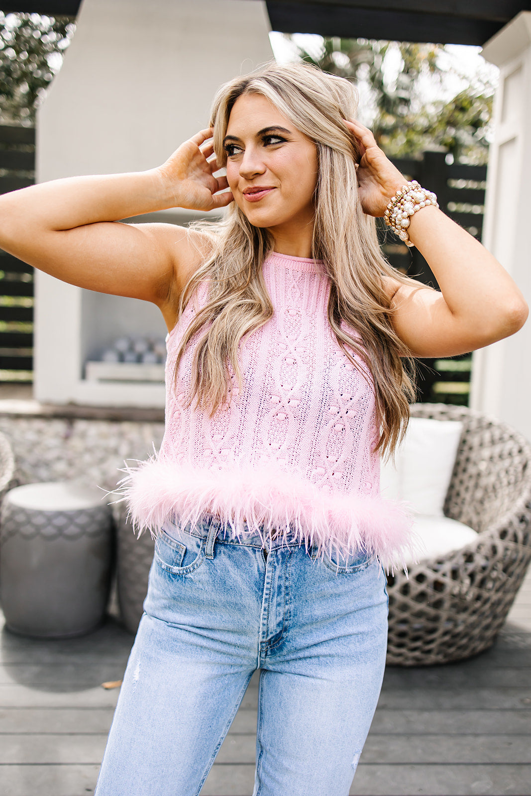 Radiant Vibes Sleeveless Sweater
