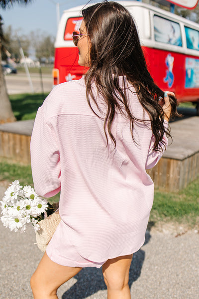 Easy Breezy Textured Long Sleeve