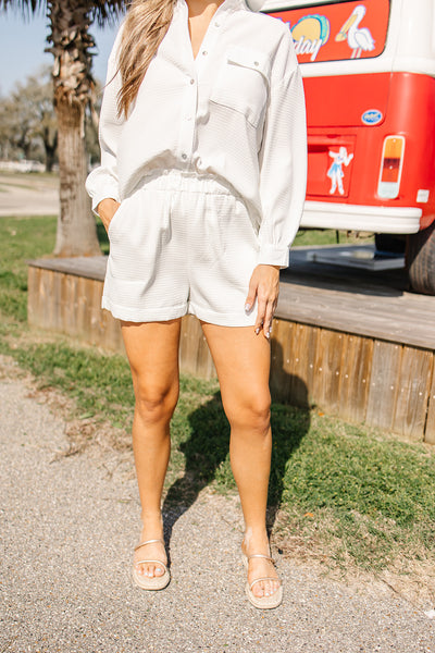 Easy Breezy Textured Shorts