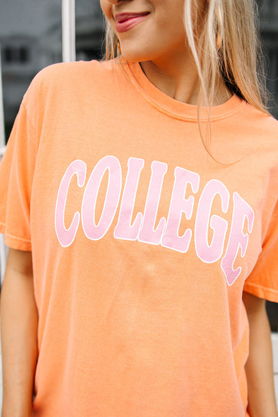 College Groovy Graphic Tee