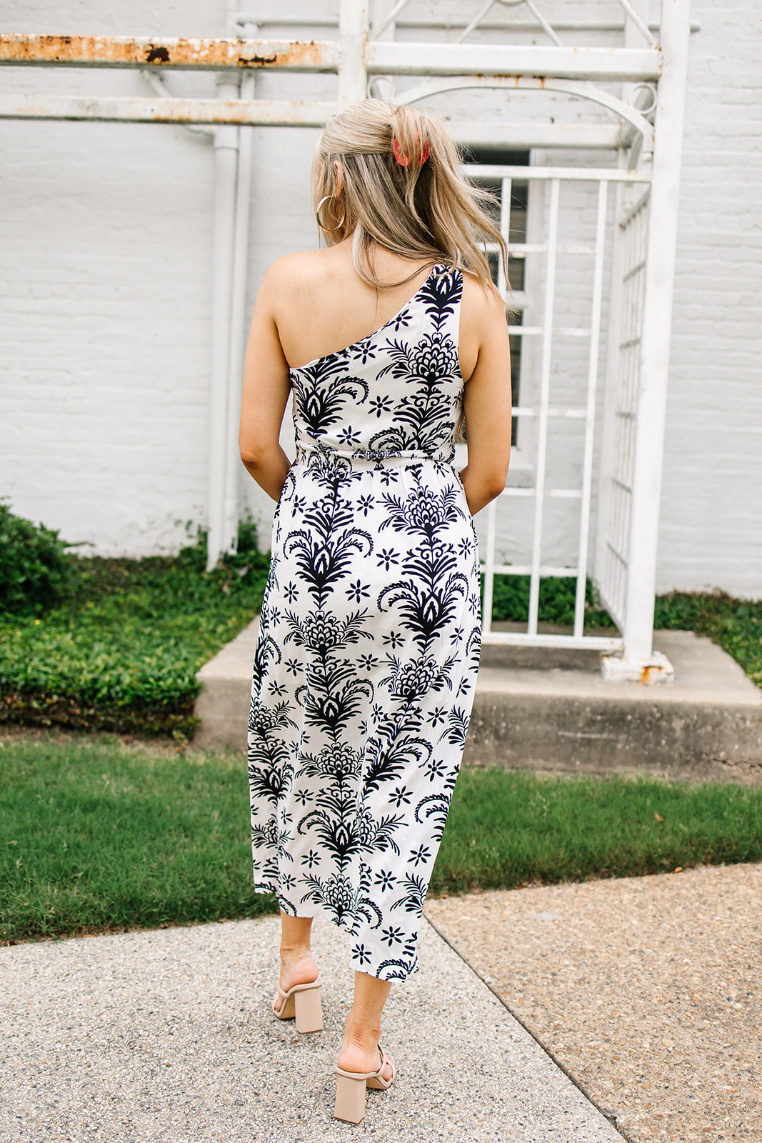 Tropical Babe One-Shoulder Dress