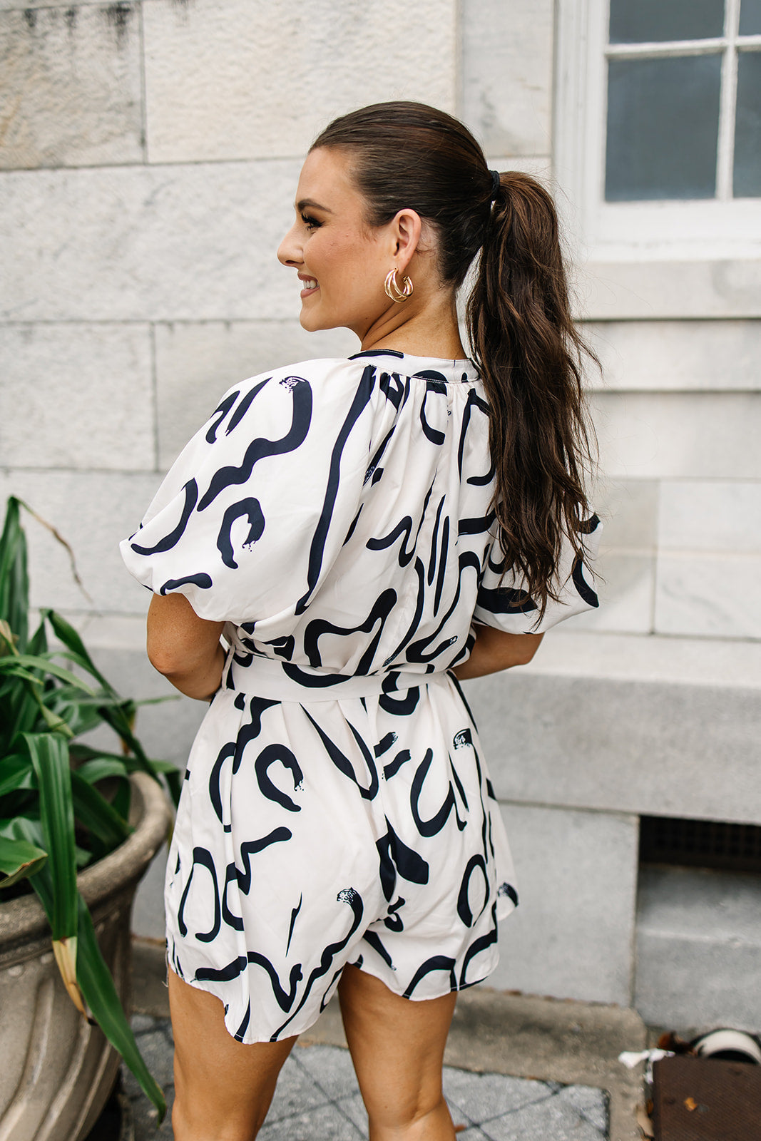 Abstract Prints Romper
