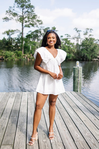 Sweet Talker Puffy Sleeve Dress