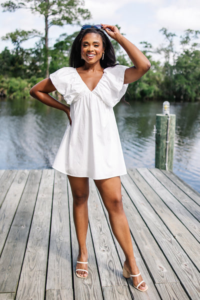 Sweet Talker Puffy Sleeve Dress