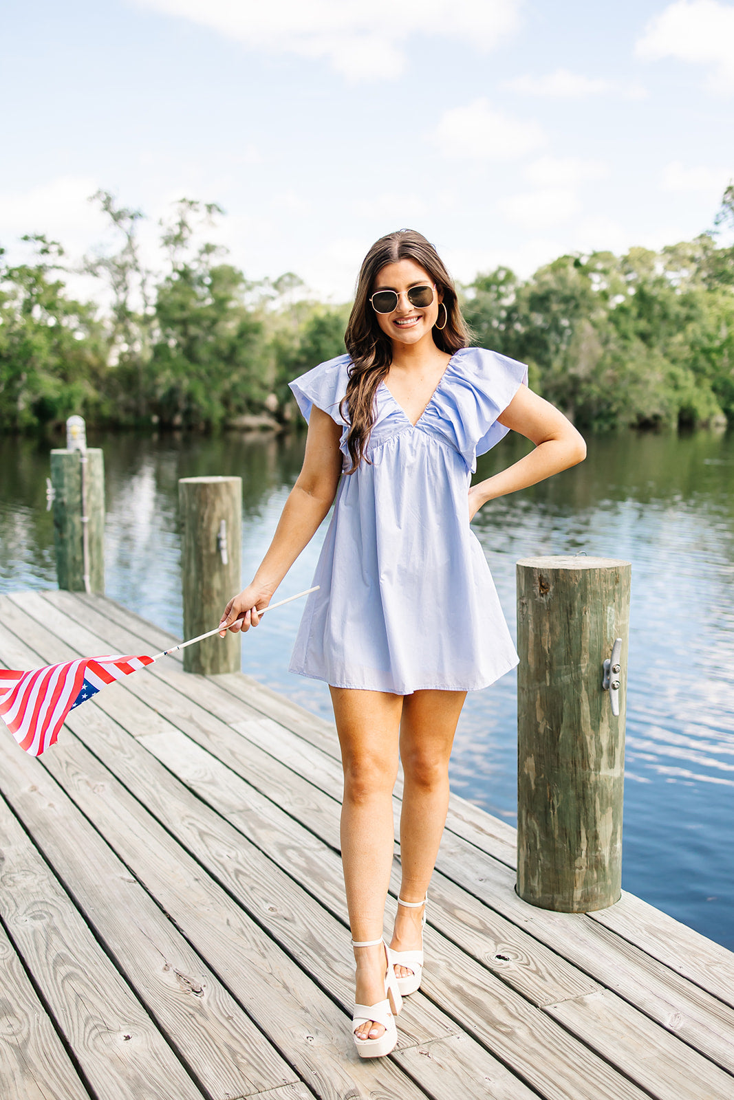 Sweet Talker Puffy Sleeve Dress