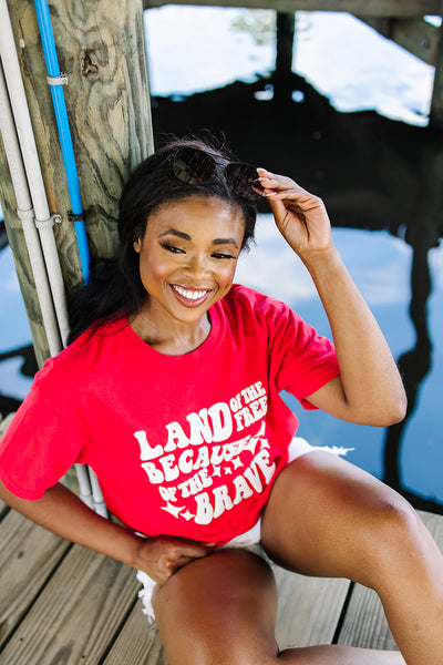Land Of The Free Graphic Tee