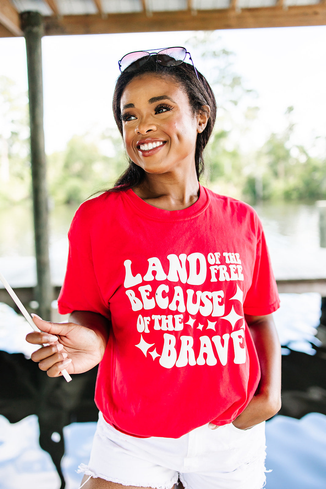 Land Of The Free Graphic Tee