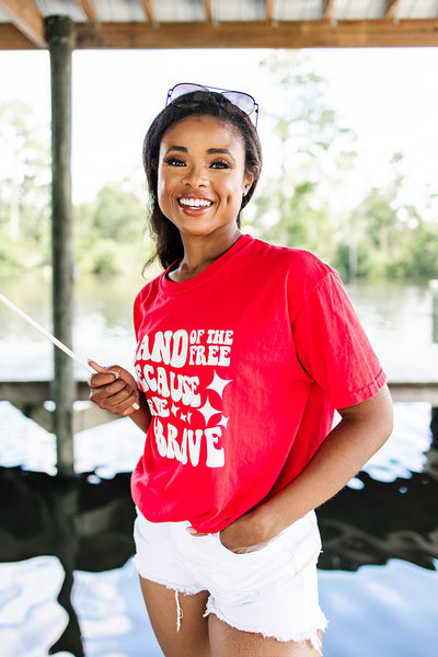Land Of The Free Graphic Tee