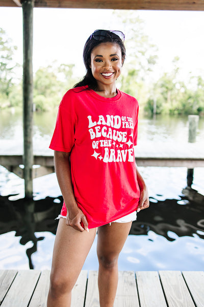 Land Of The Free Graphic Tee
