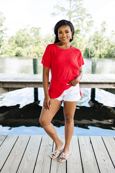 My Everyday Best Waffle Knit Top