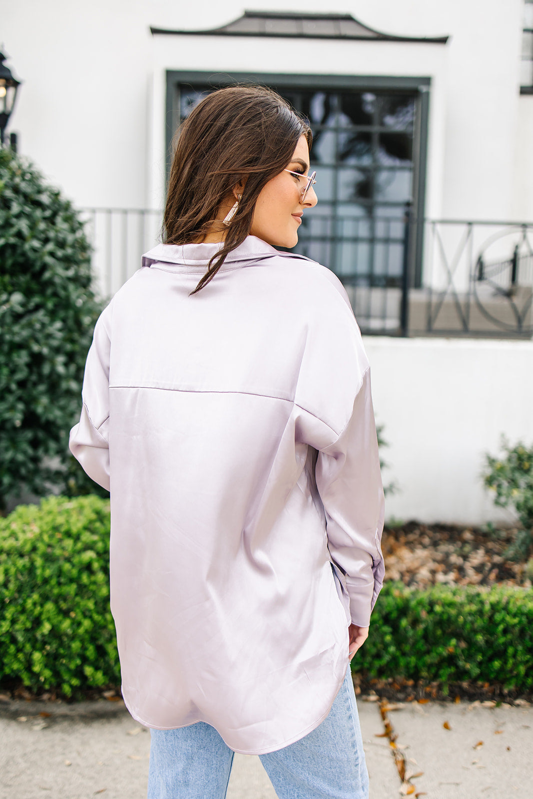 Maintain Your Integrity Satin Blouse