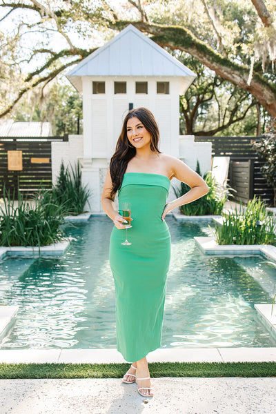Staying At The Ritz Strapless Dress