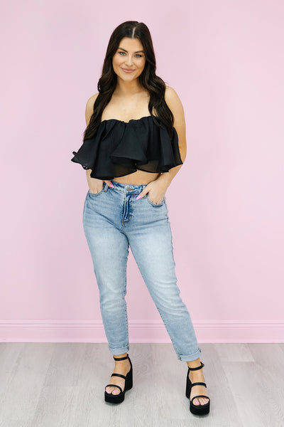 Christina Ruffle Top