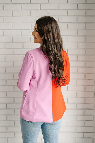 Out Of My Way Two Tone Blazer