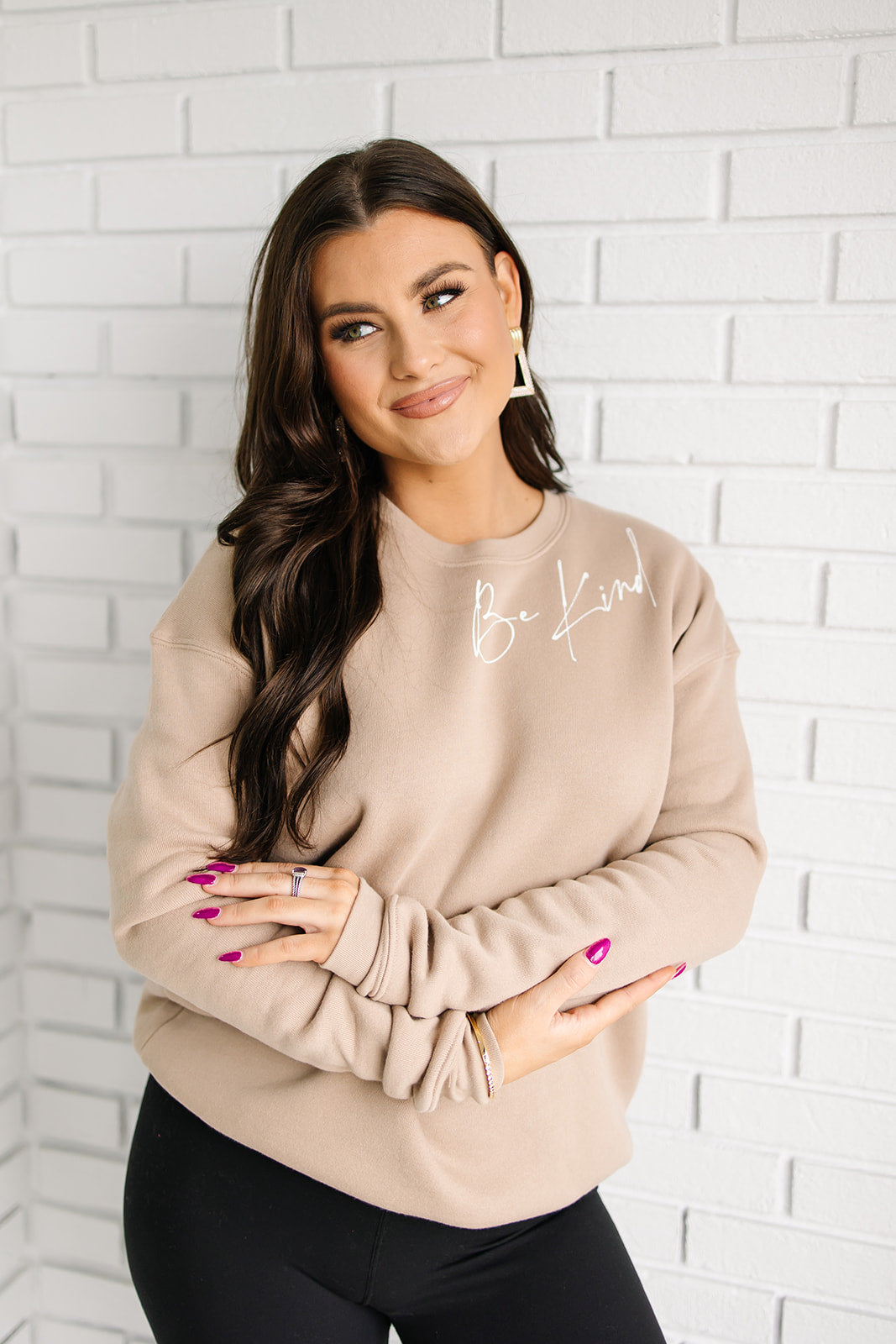 Be Kind Graphic Pullover