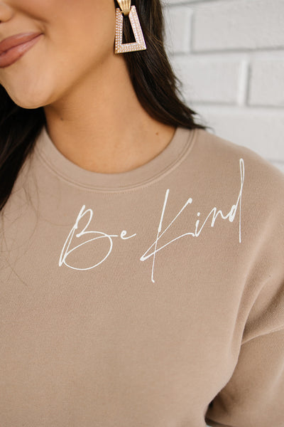 Be Kind Graphic Pullover