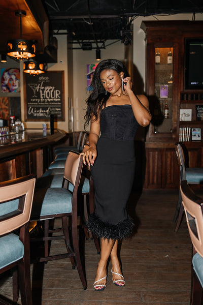 Sensational Queen Midi Dress