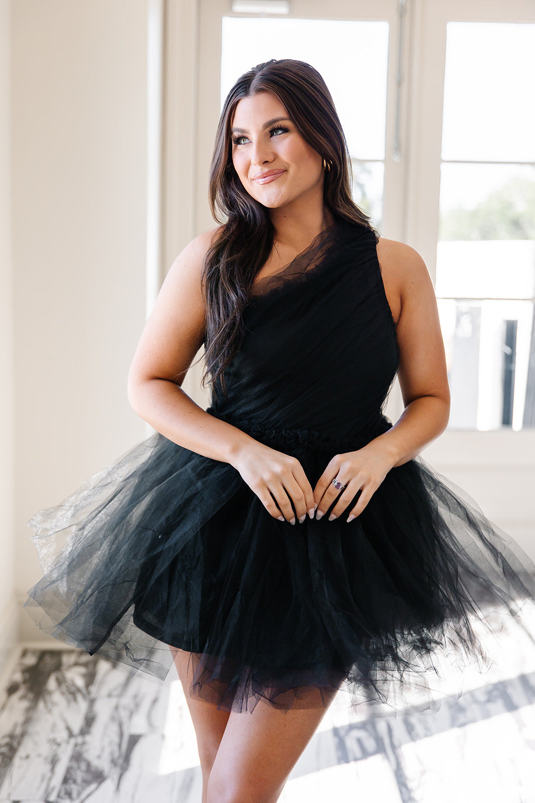 Lila One Shoulder Tulle Dress