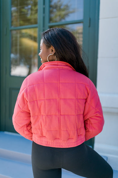 Keep Me Entertained Quilted Jacket