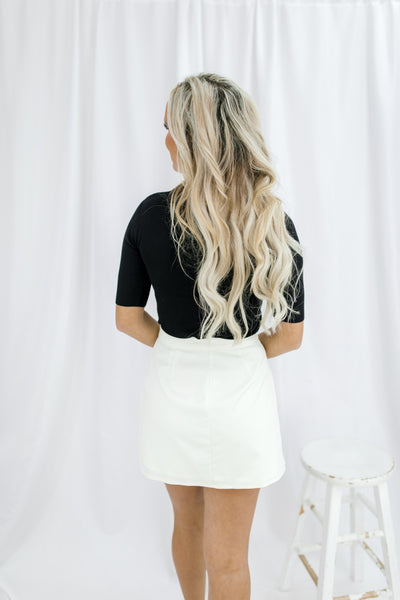 Sun Kissed Skies Pleated Skirt