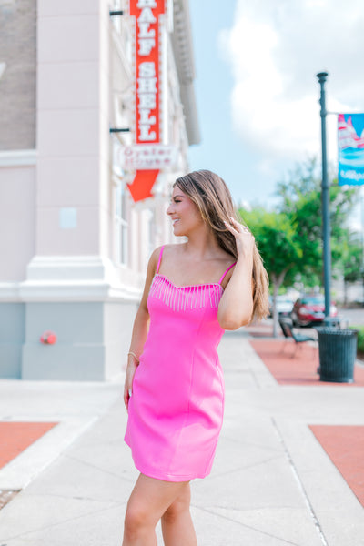 Find The Spotlight Embellished Dress