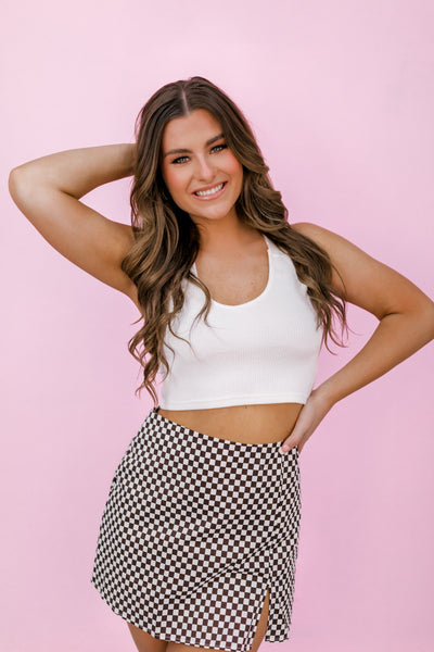 Evening Outings Printed Skirt