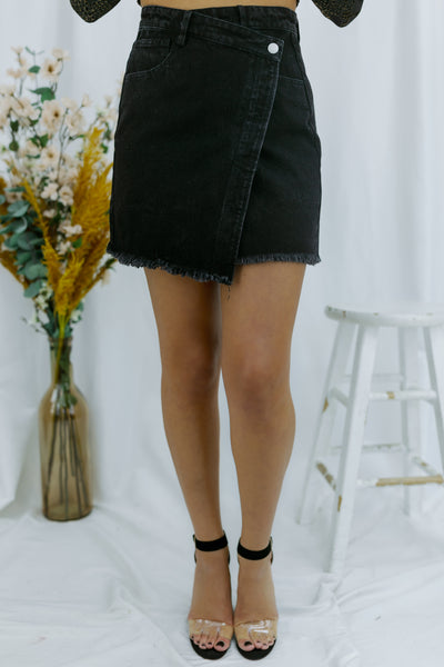 A Life Of Luxury Denim Skirt