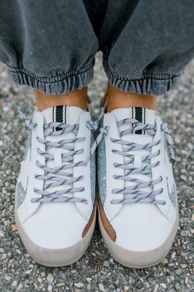 RESTOCK: I'm On My Way Glitter Sneakers