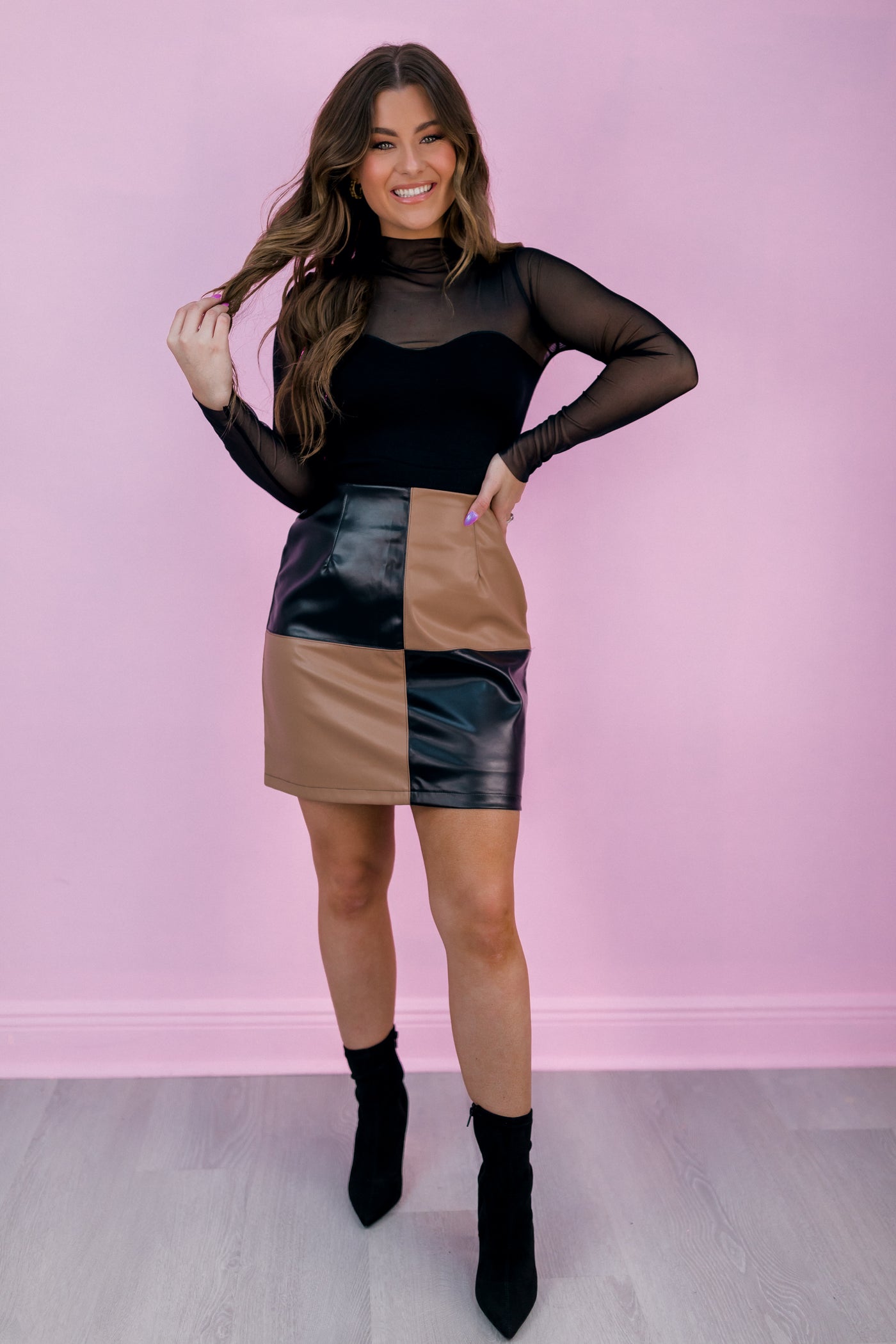 Endless Options Color Block Skirt (LAST ONE - SIZE MEDIUM)
