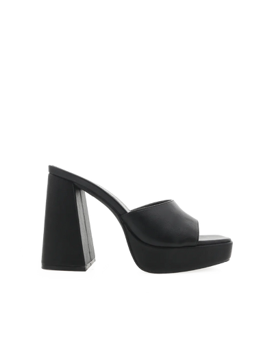 Georgina Chunky Black Heel