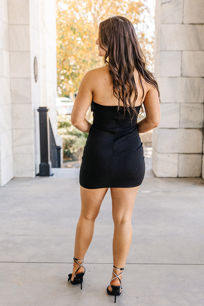 Anaya Tulle Bow Bodycon Dress