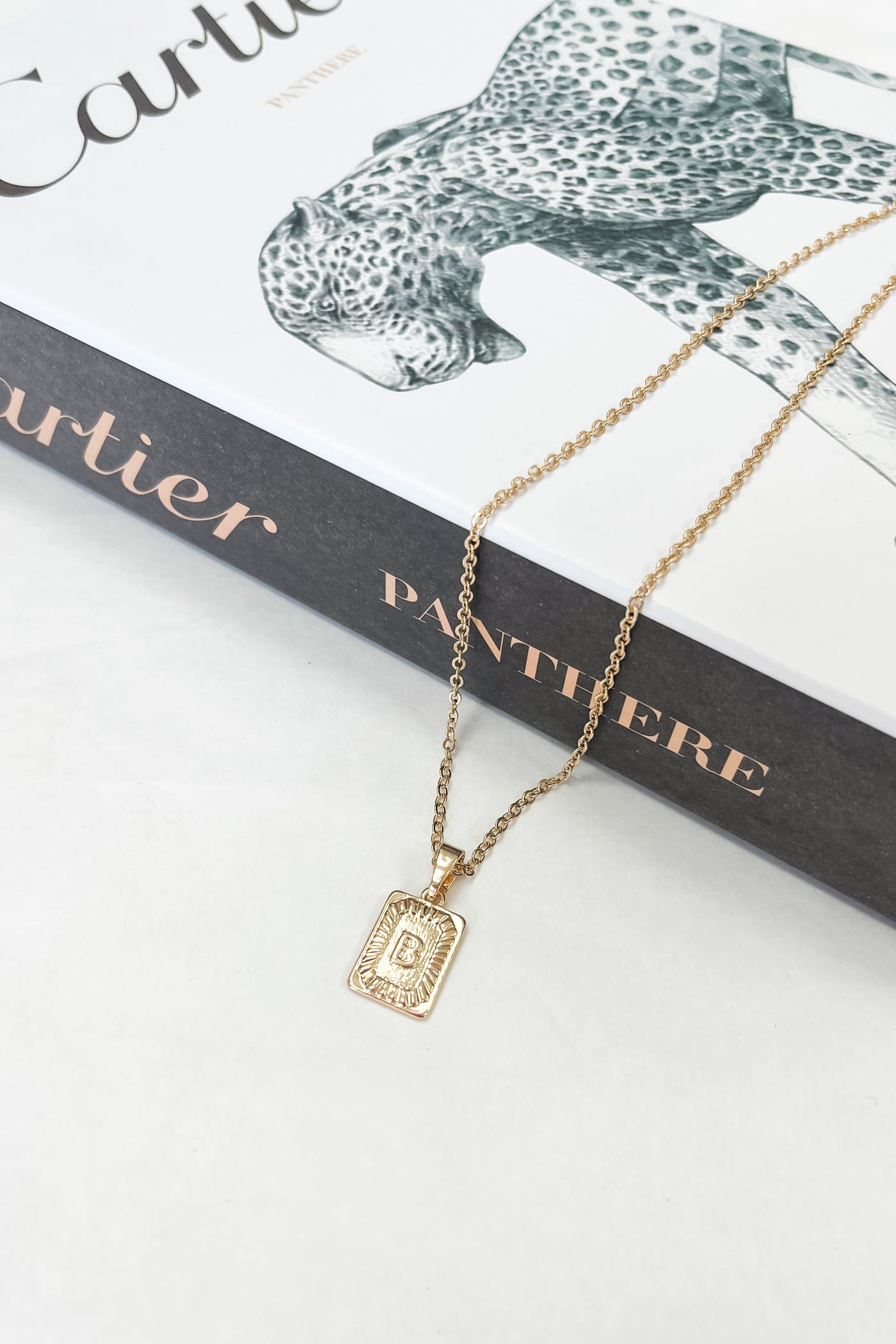 Gold Initial Pendant Necklace